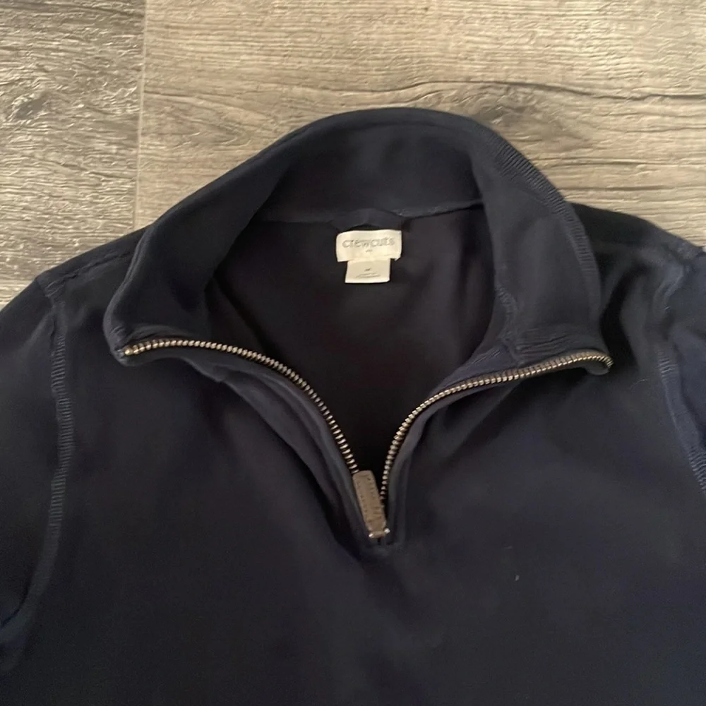Crewcuts Boys 1/4 Zip Pullover Navy Sweatshirt, size 8